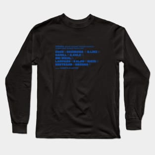 Chelsea Squad Final Champions 2012 Long Sleeve T-Shirt